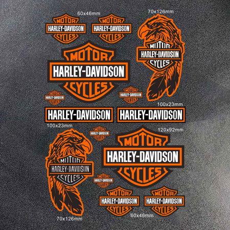 2026 New Harley Davidson Sticker Logo Motorcycle Helmet Tank Bike Decal for Sportster 883 Sportster S 1250 Fat Boy 117