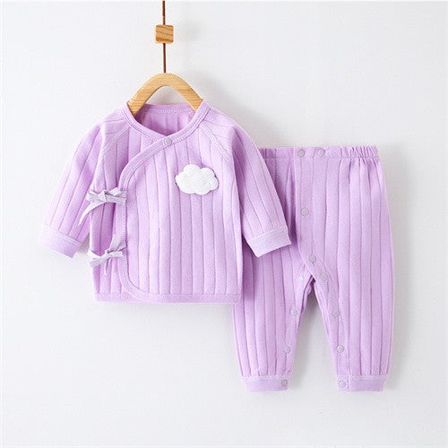 Newborn Baby Sets For Girls Boys Spring Infant Baby Boy Girl Set Casual Clothes For Girl Long Sleeve T Shirt Pants Costume 0-6M