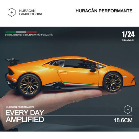 Bburago 1:24 Lamborghini Huracan Performante Alloy Car Diecasts & Toy Vehicles Car Model Miniature Scale Model Car For Children