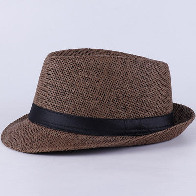 10/24 Pack 1920s Fedora Hats for Men Short Brim Sun Panama Hats Classic Pork Pie Hats Summer Hat for Women Party Wedding Costume