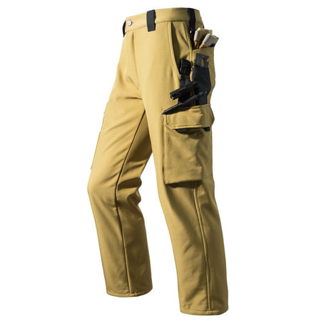Men's Winter Autumn Fleece Softshell Pants Tactical Military Combat Cargo Trousers Hiking Camping Climbing Casual Sportwears