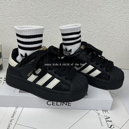 2025 Spring New Korean Style Sports Training Shoes for Kids Boys and Girls Breathable Sneakers