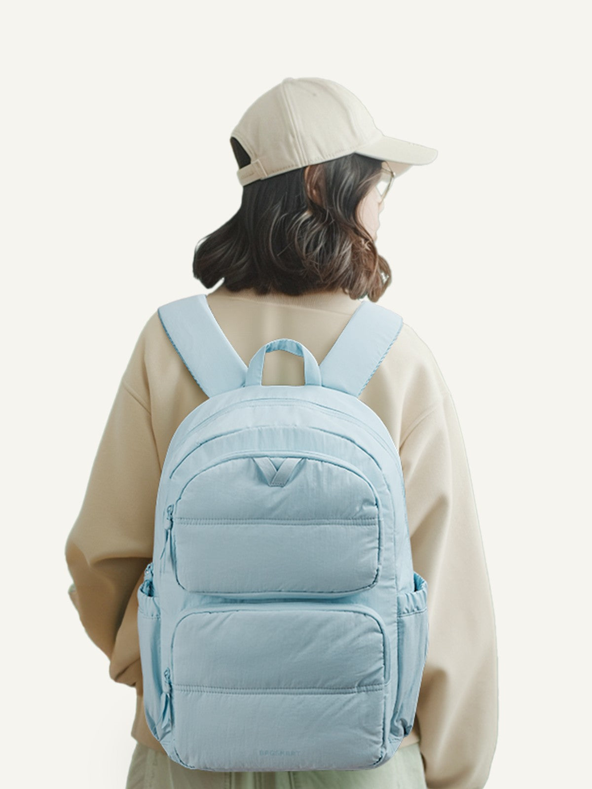 BAGSMART Laptop Backpack Large Capacity Women Casual Travel Bag College School Backpack For Boys Girls