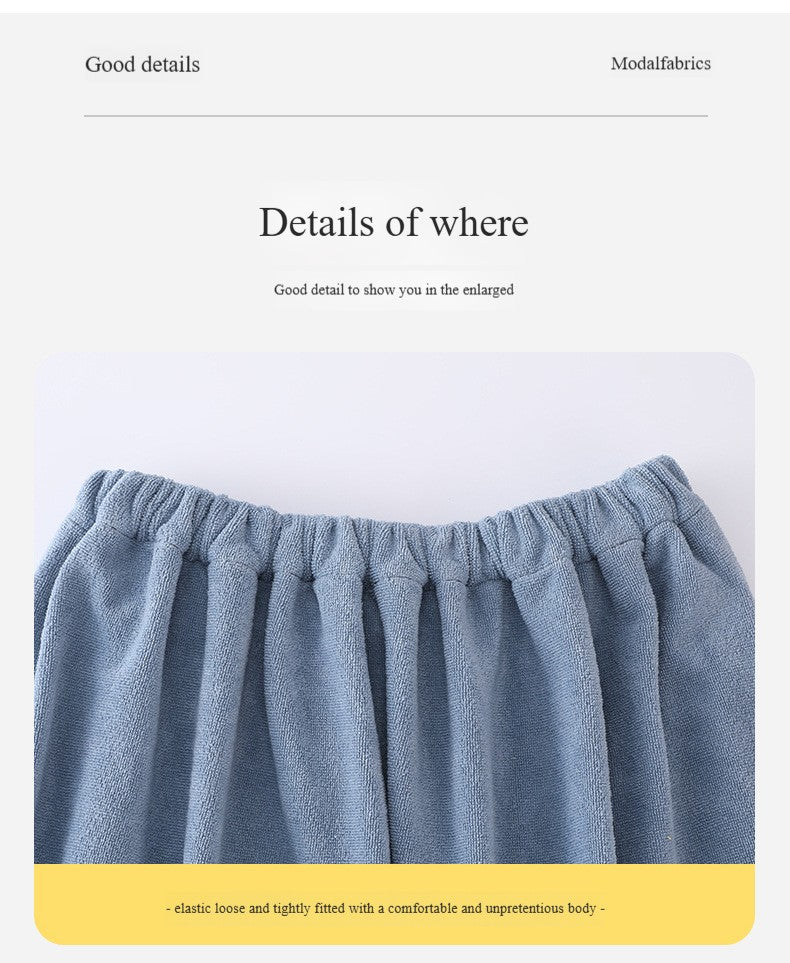Men's Bath Skirt Hotel Household Simple Fine Fiber Adjustable Bath Towel Size Is Suitable For Men Weighing Less Than 90 KG Wear