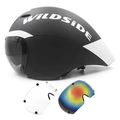 TT Cycling Helmet Lens Goggles Triathlon Tri Aero Road Bike Helmet Timetrial Race Bicycle Helmet Men Casco Ciclismo Accessories
