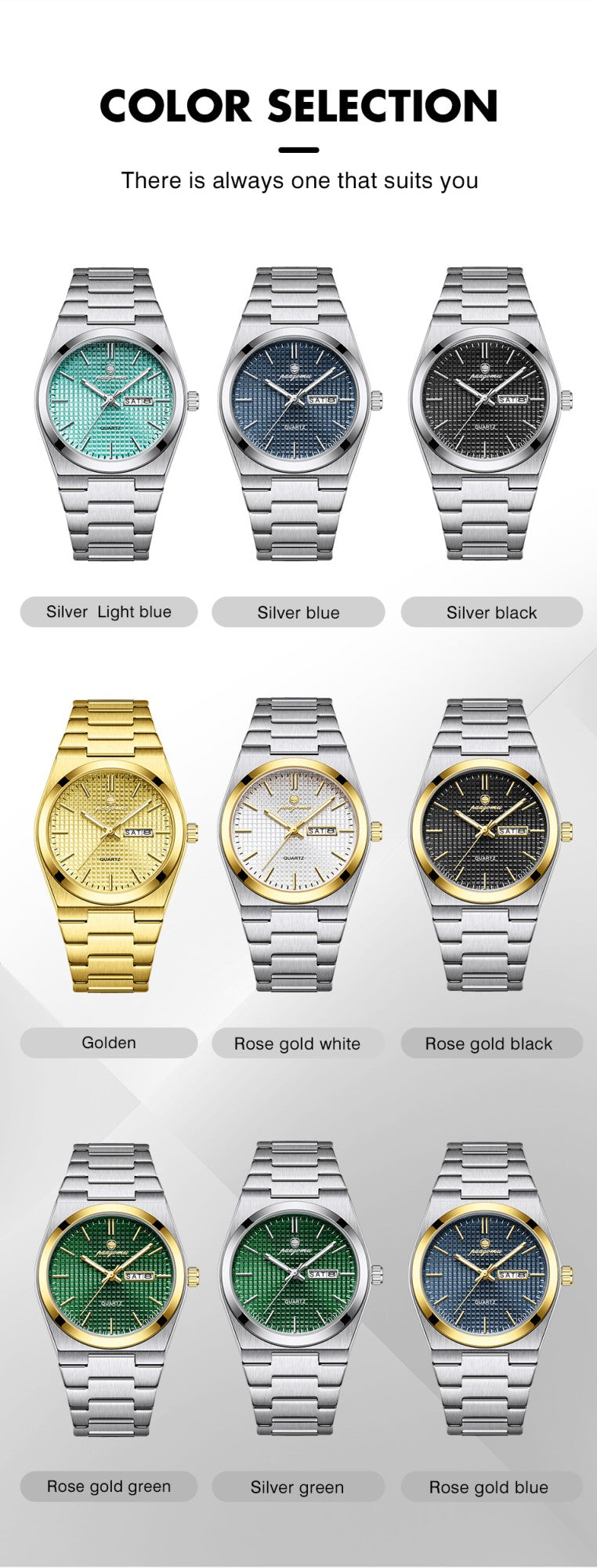 PAAZOMU Original Luxury Men Clock Fashion Luminous Waterproof Chronograph Date Watch For Man Leather Quartz Men's Watches Reloj
