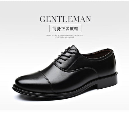 Mens Formal Leather Shoes Slip on Dress Wedding Casual Flats Luxury Walking Oxfords Office Work Zapatos Para Hombre Plus Size