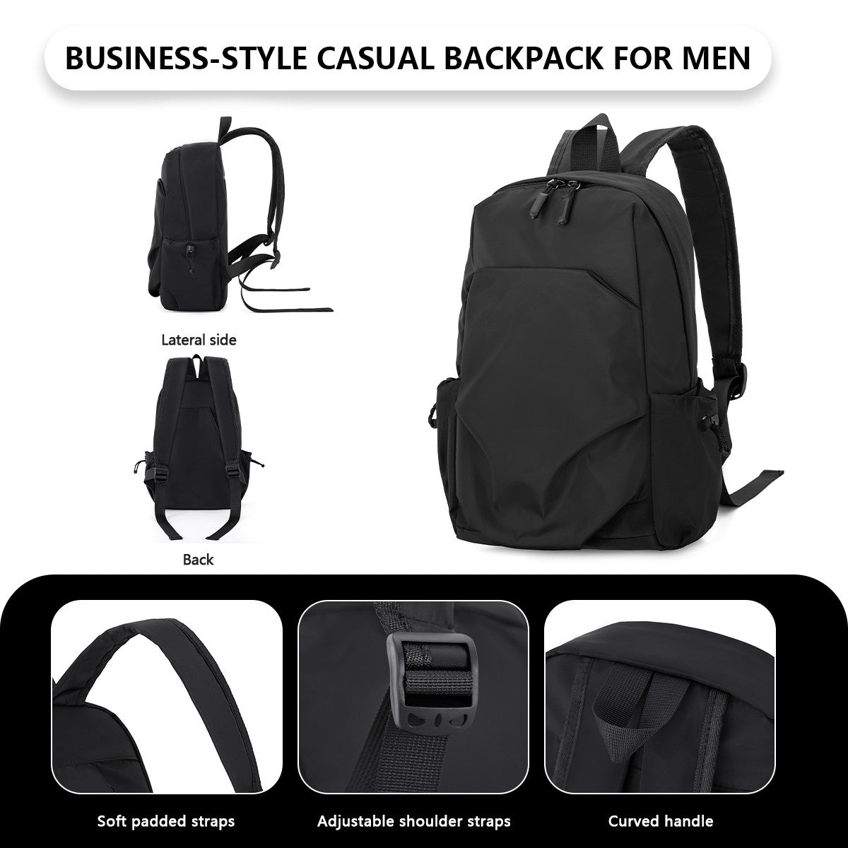 Lightweight Mini Backpack for Boys Travel, Versatile Outdoor Hiking and Mountaineering Bag, Small Backpack, Casual Small School Bag, Student Class, Fishing, Travel Conference