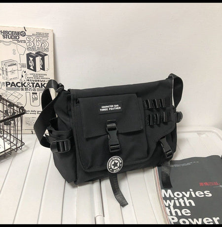 Canvas Crossbody Bags for Women 2023 Nylon Men Postman Student Shoulder Messenger Bag Large Satchel Fashion Bookbag Big Handbags