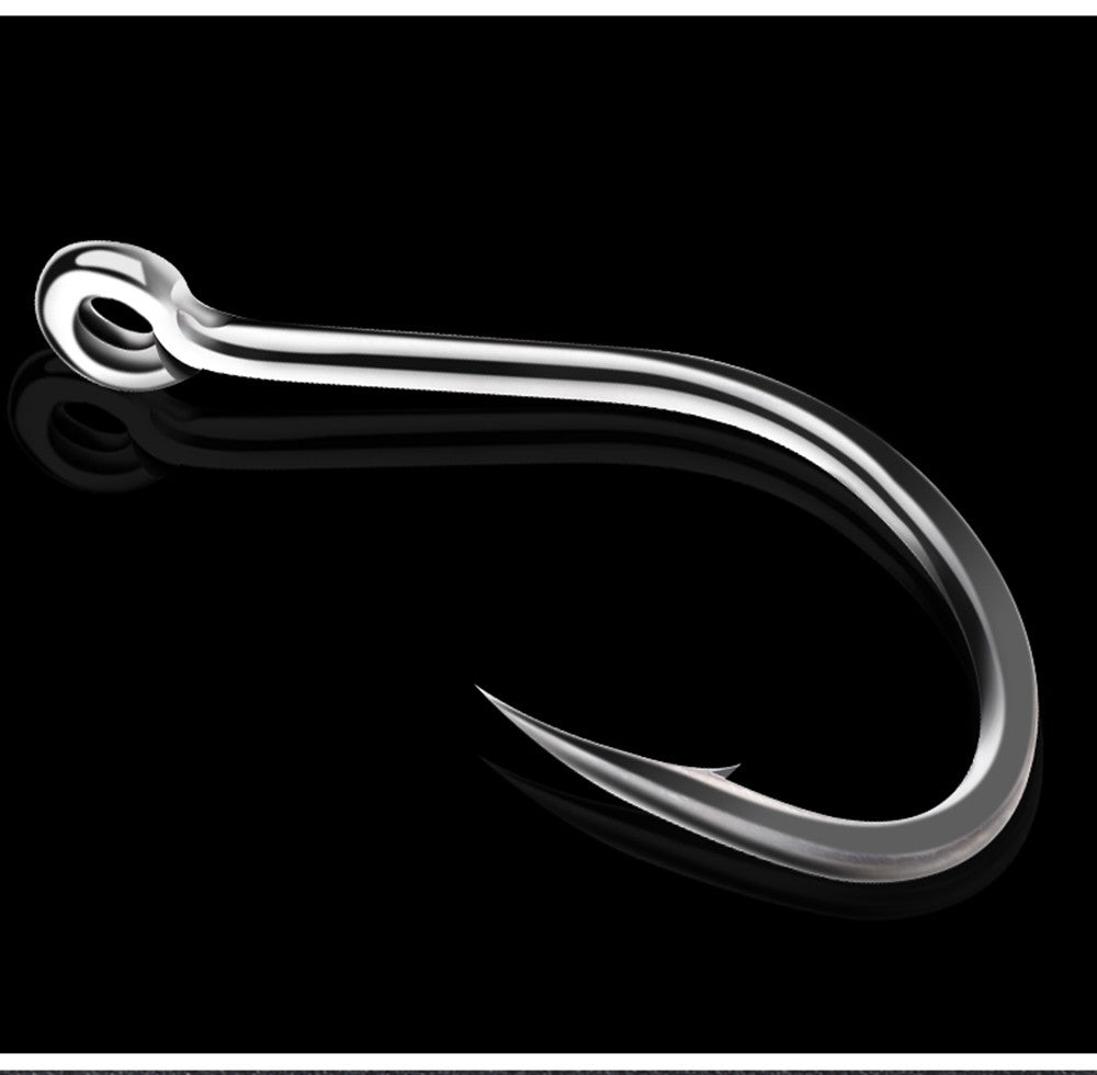 FTK 50-100pcs Gold Fishing Hook High Carbon Steel 1#-12# Barbed Hook With Ringed EYE Red Fishhooks for Carp Fishing Tackle