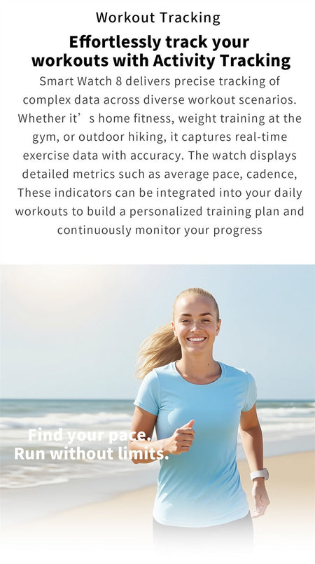 2026 Watch GPS Track Smart Watches For Men Women Sport Heart Rate Bluetooth Call NFC IP68 Waterproof Compass Smartwatch 8 Mini