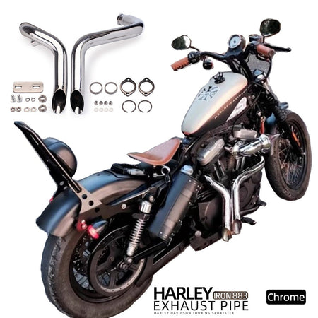 Exhaust Motorcycle  Escape Sportster Motorcycle Exhaust XL883 Elbow Bike For Softail Sportster 883 1200