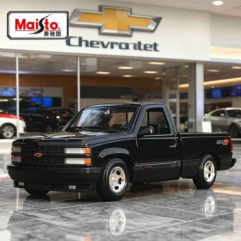 Maisto 1:24 Chevrolet 454 SS 1993 Picku Alloy Car Diecasts & Toy Vehicles Car Model Miniature Scale Model Car For Children