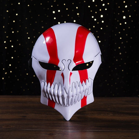 Anime Bleach Kurosaki Ichigo Mask Cosplay Hollow Masks Halloween Party Costume Horror COS Dress Up Mask PVC Plastic Material