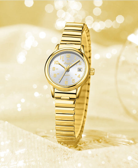 LIGE Sunkta Elegant Fashion Woman Watch Classic Luxury Auto Date Waterproof Simple Stainless Belt Watches for Women Montre Femme