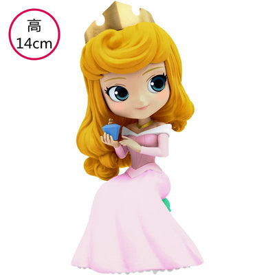 Original Qposket Disney Princess Ice And Snow Strange Love Elsa Ariel Belle Aurora Snow White Mermaid Mulan Cute Toy Doll