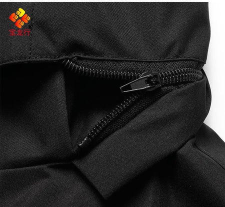 Lightweight Hooded Work Jacket, Waterproof Abrasion Resistant Reflective Outdoor Windbreaker