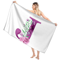 Bathroom Bath towel for adults sauna Large beach towel Gym towel Large hotel woman shower quick drying microfiber simple letter
