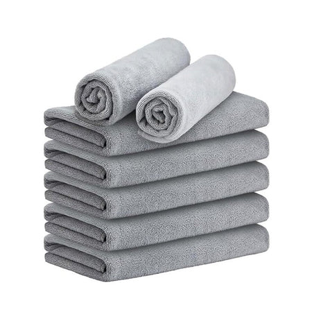 Black Microfiber Salon Hair Drying Towel Guest Used Hand Towels Hair Stylist Spa Bath Hair Drying Towel Cleaning Towel