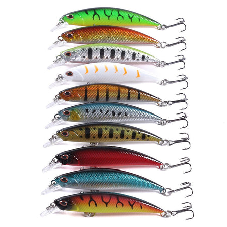HENGJIA Jerkbait Sinking Wobblers Fishing Lures 8cm-9g Trout Artificial Plastic Hard Bait Crankbait Bass Fishing Tackle