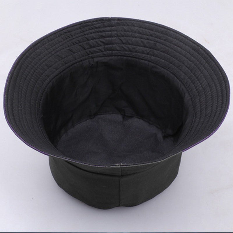 N Letter Cotton Bucket Hat for Men Women Adjustable Simple Style Fishing Cap Soft Sun Protection Outdoor Casual Daily Hat Gift