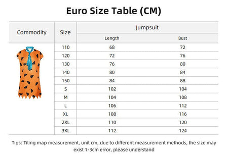 unisex Caveman Cosplay Costume Orange dress With Blue Tie Stone Age Outfit For Theme Party Masquerade Carnival Halloween Cosplay