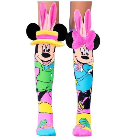 Christmas Gift Disney Cute Girl Mid Tube Three-Dimensional Fashion Handmade Ears Handmade Socks Mickey Minnie Cosplay Accessory