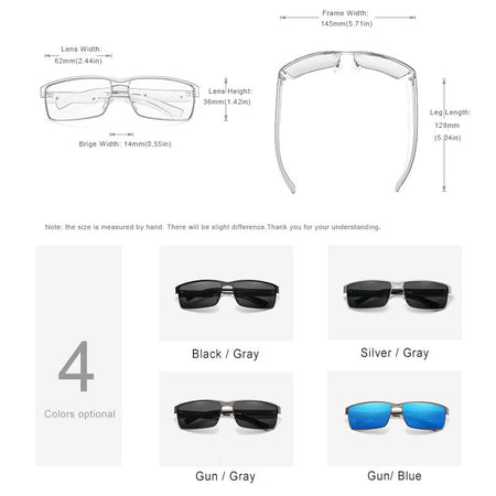 KINGSEVEN New Photochromic Sunglasses Men Chameleon Polarized Pilot Sun Glasses Driving Square Eyewear Men's Sun Glasses Male