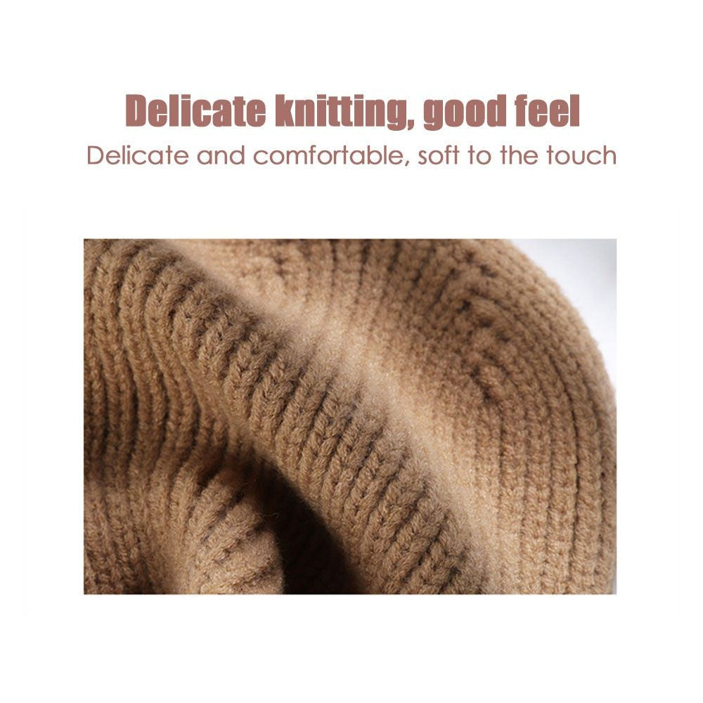 Fashion Winter Warm Hats for Women Casual Stacking Knitted Bonnet Caps Men Hats Solid Color Hip Hop Unisex Female Beanies