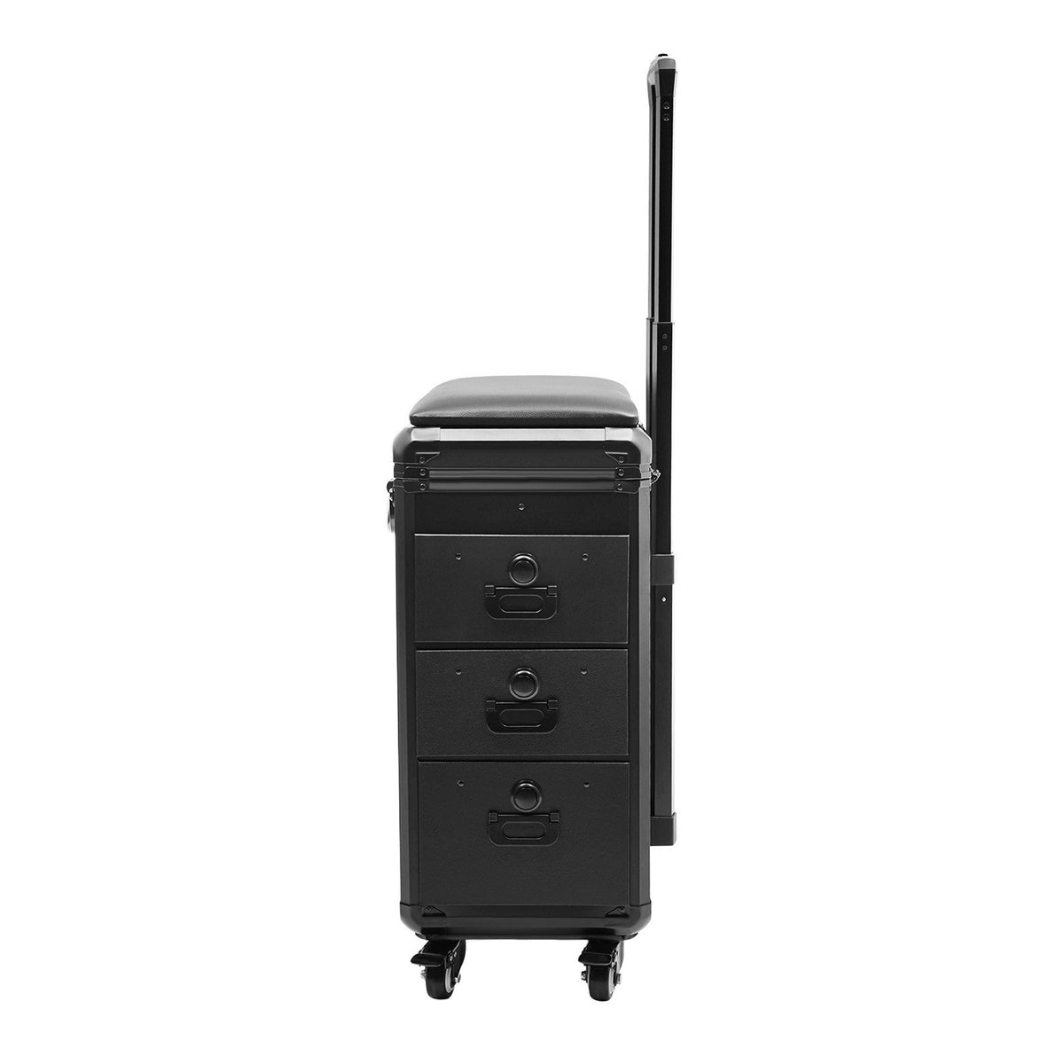 Tattoo Travel Case Rolling Cart Tattoo Workstation Makeup Suitcase for Professional Artists Hair Barbers