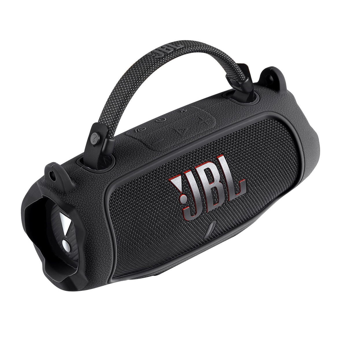 Portable Bluetooth Speaker Carry Silicone Case,Soft Protective Sleeve Cover with Shoulder Strap for JBL Charge 6 Speaker