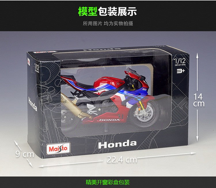 Maisto 1:12 Honda Cbr1000rr-r Cbr1000rr 1000 rr Fireblade Sp Race Car Simulation Alloy Motorcycle Model With Base Toys And Gifts