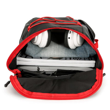 The foldable nylon outdoor lightweight backpack, simple handbag and hiking bag are suitable for outdoor sports and travel