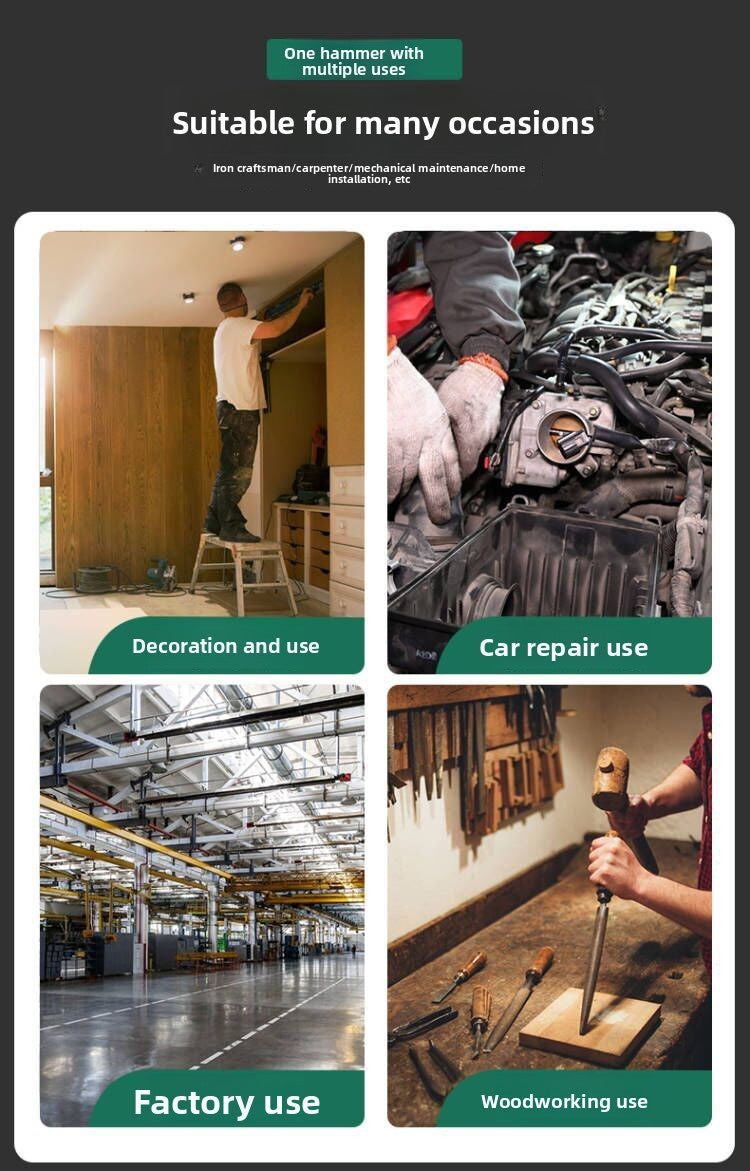 Damaly, Sledgehammer, Octagonal Hammer, Integrated Wall Demolition and Wall Smashing Heavy Masonry Hammer, Hammer