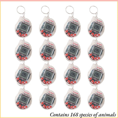 6-48PCS Virtual Pet Keychain Digital Pet Electronic Handheld Game Video Game Party Birthday Nostalgic 90s
