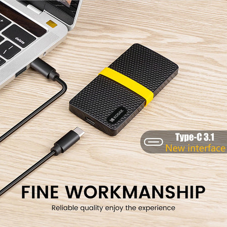 KODAK USB3.1 GEN2 SSD 1TB External Hard Drive 128GB 256GB 512GB 1TB Solid state Mini PSSD For PC laptops disco duro externo