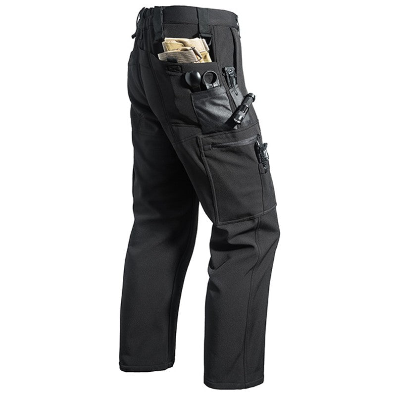 Men's Winter Autumn Fleece Softshell Pants Tactical Military Combat Cargo Trousers Hiking Camping Climbing Casual Sportwears