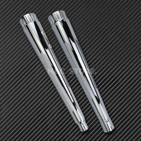 Motorcycle Megaphone Slip-On Mufflers Exhaust Pipes For Harley Touring Road Glide FLT Street Glide FLH Ultra Limited 2000-2020