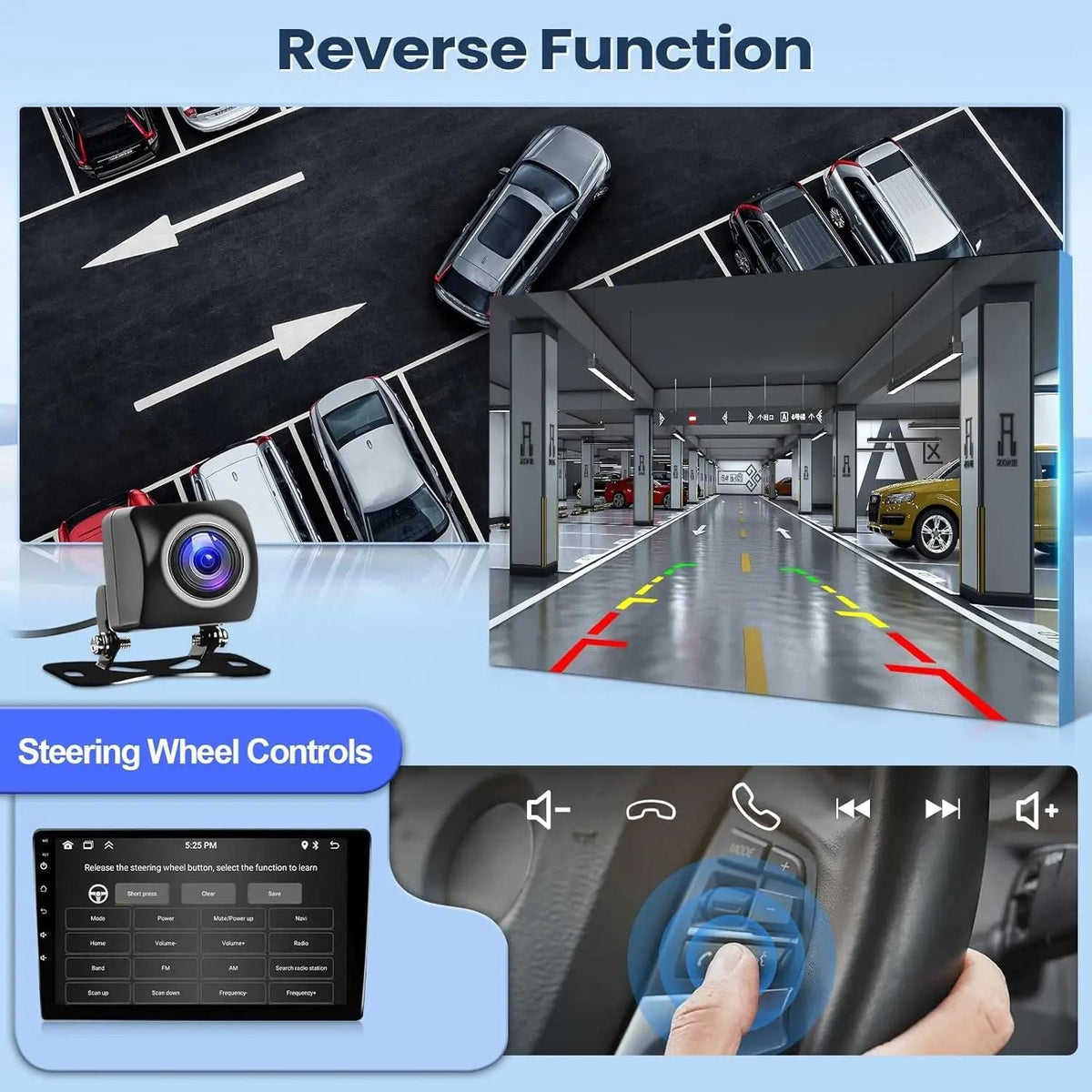 Car Stereo Radio Support Wireless CarPlay&Android Auto for Honda Civic 2006-2011 10" IPS Touch Screen Bluetooth/WiFi/Rear Camera