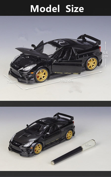 Maisto 1:24 Toyota Celica GT-S Alloy Miniature Car Model Diecast Metal Scale Car Model Collection Children Toy Vehicles Gift