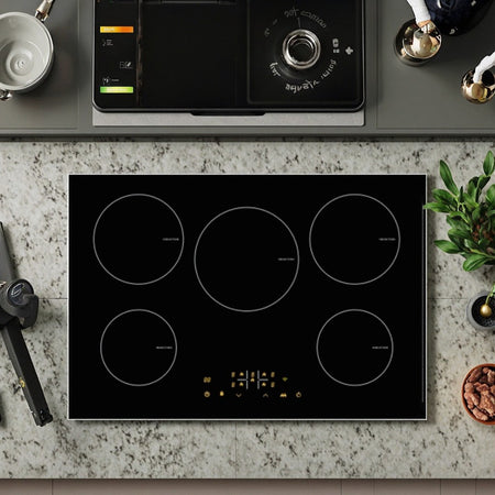 ALK Wholesale Portable 5-Burner Induction Cooker Smart China Built-In Waterproof Glass Housing for Household Use Electric Power