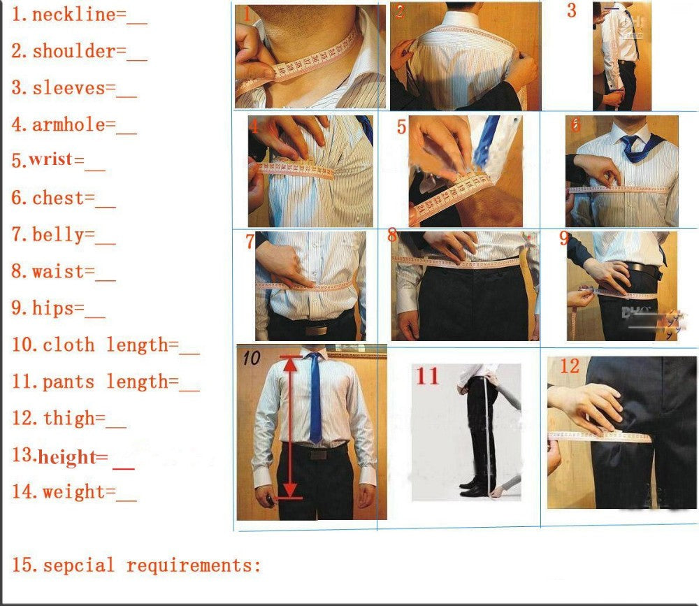 Burnt Orange Custom Made Wedding Suits 3 Pieces (Jacket+Vest+Pants) Slim Fit Bespoke Tuxedo Peaked Lapel Groom Prom Banquet Suit