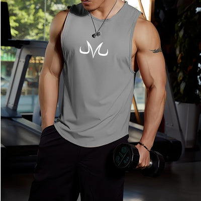 Men's sleeveless fitness shirt anime M sports leisure jogging fast drying summer training clothes fitness men