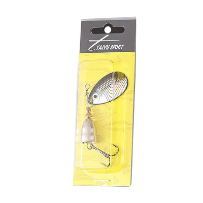 Metal laser rotating composite glitter noise lure bait, fake bait, lure bait, fishing gear swing artificial bait, hard bait