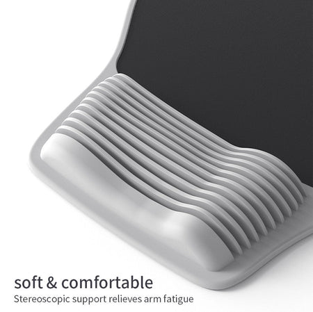 Ergonomic Mouse Pad Wrist Support, Comfortable Mouse Pad Wrist Rest, Relieve Wrist Pain Gel Mouse pad, Laptop, computer, office