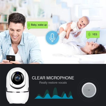 Wifi IP Camera YCC365 Plus Smart Home Auto Tracking 1620P Full Night Vision Network Wireless CCTV Video Baby Security Camera