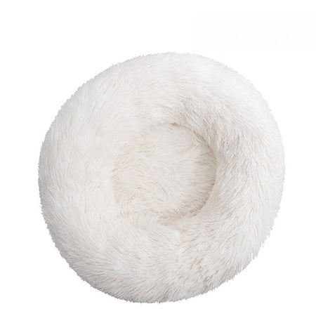 Plush Round Pet Beds for Dogs and Cats Winter Dog Mats Pet Beds Pet Supplies