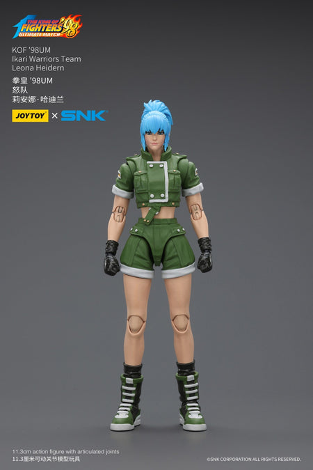 Warhammer SNK 1/18 Action Figures KOF 98UM Ikari Warriors Team Leona Heidern Ralf Jones Clark Still Stage Base-Japan Street