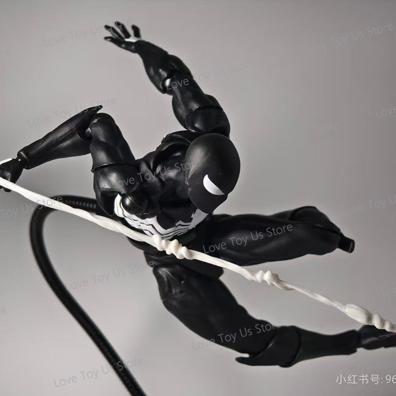 Original Mess Toys Spider Man Symbiote Spiderman Messtoys Black Suit Neighbor Scarlet Spider Anime Action Figure Gifts Toys