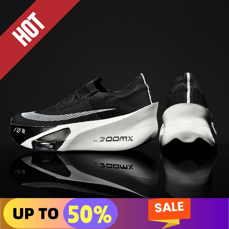 Sports Running Shoes Men Marathon Air Cushion Carbon Plate Breathable Lightweight Women Comfortable Athletic Walk Race Sneakers